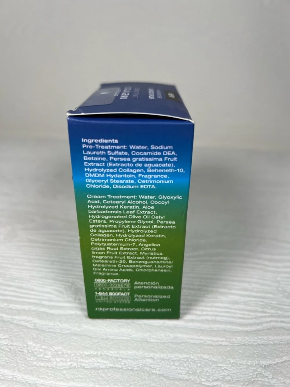 NK Keratin Sensitive Hair Straightener Kit